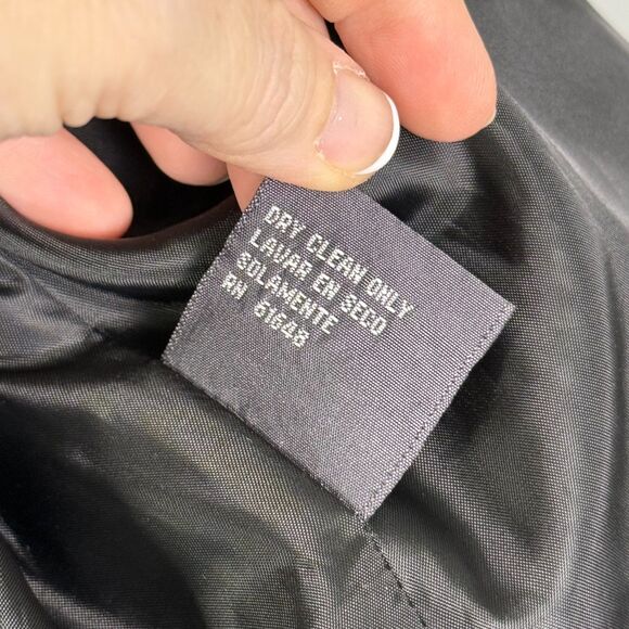 Giorgio Sant' Angelo Women's Blazer, Size 12, Bow & Buttons, Black & White - Picture 16 of 16